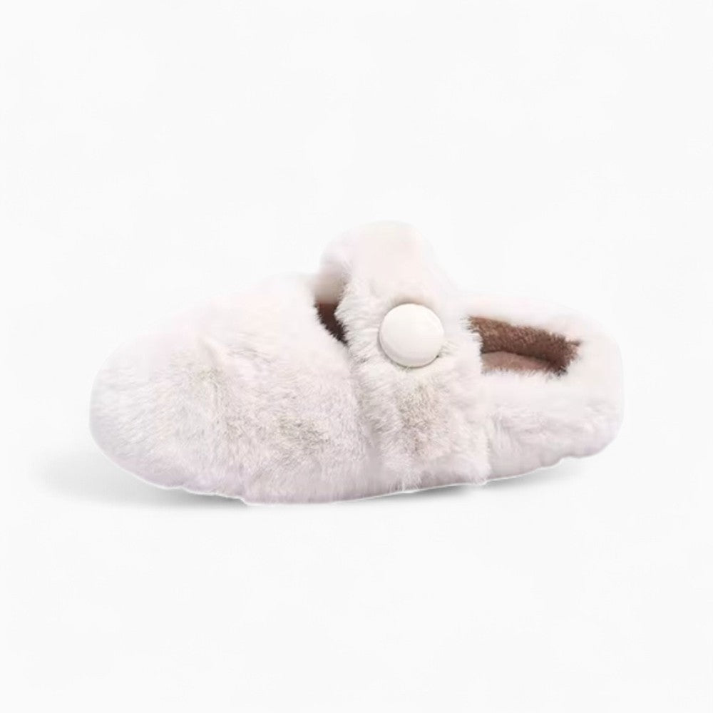 Mocassins En Fausse Fourrure Pour Enfants