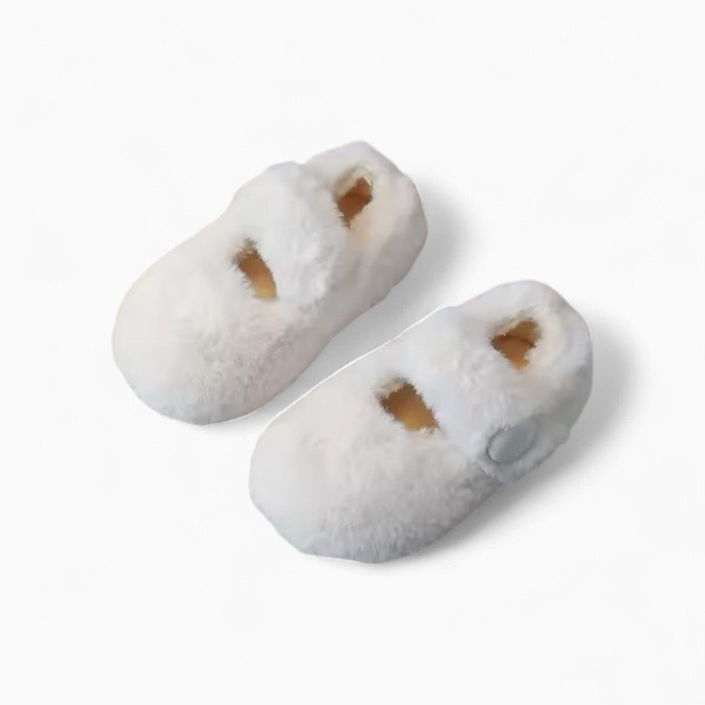 Mocassins En Fausse Fourrure Pour Enfants