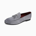 Mocassins En Daim Véritable Souple Et Classique À Glands Pour Homme