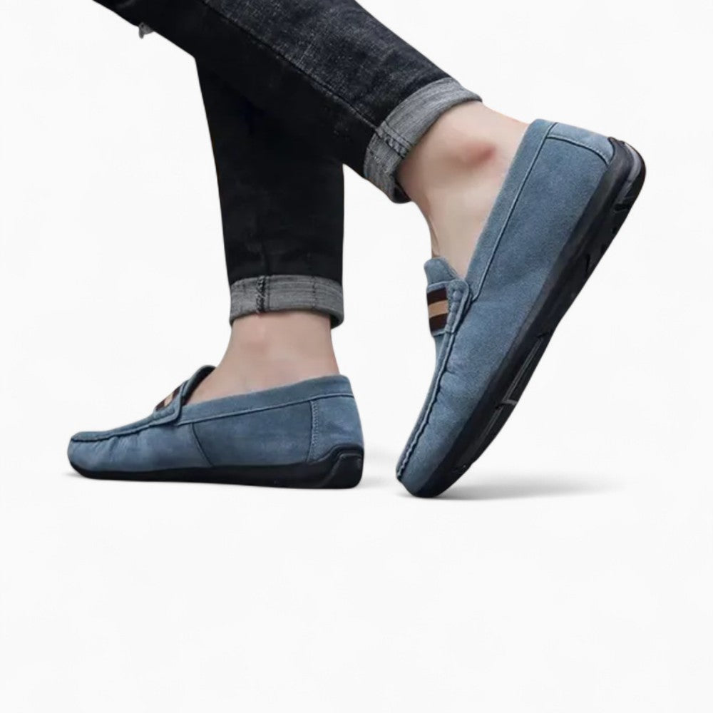 Mocassins En Daim Synthétique Avec Un Design Original Pour Hommes