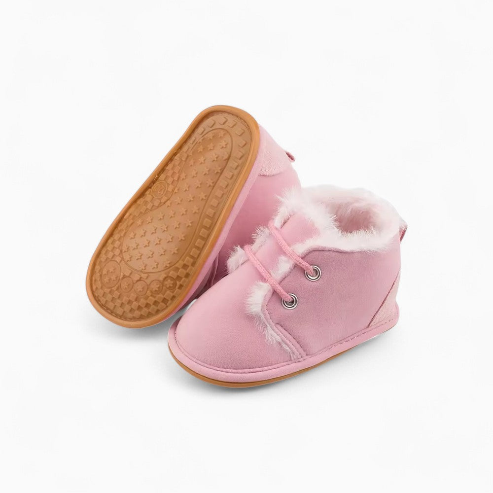 Mocassins En Daim Pour Bébé Fille