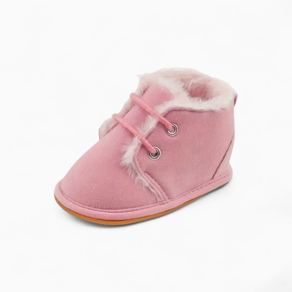 Mocassins En Daim Pour Bébé Fille