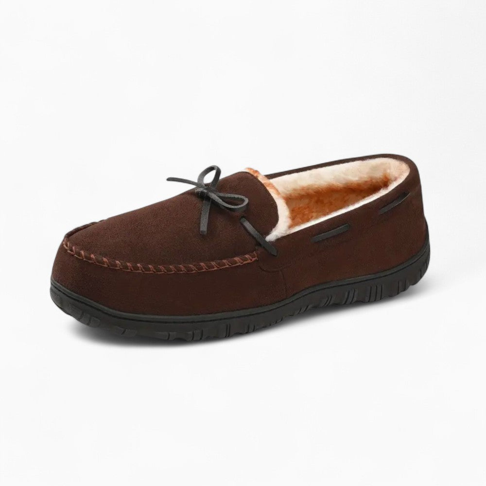 Mocassins En Daim Fourrés