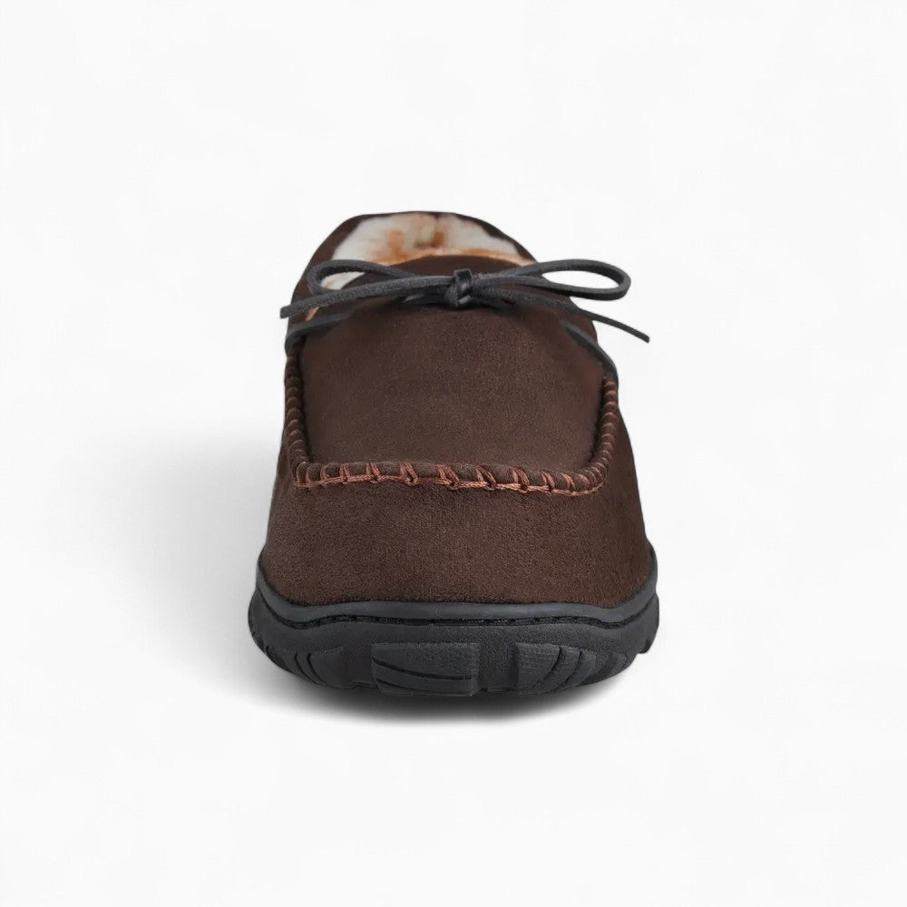 Mocassins En Daim Fourrés