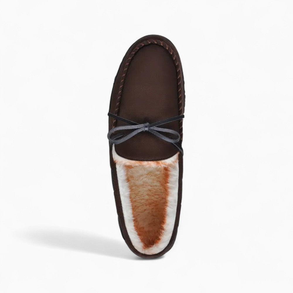 Mocassins En Daim Fourrés