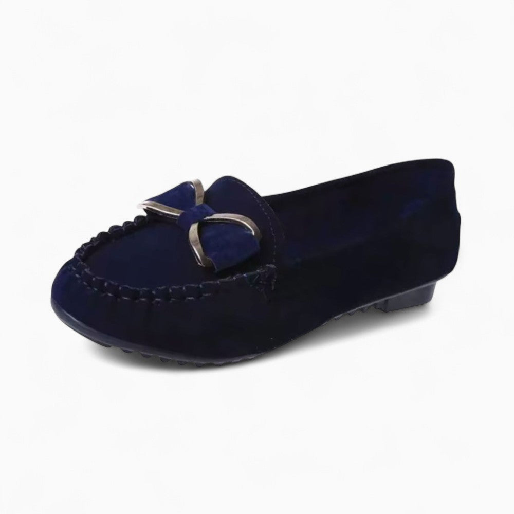 Mocassins en daim doux pour femme