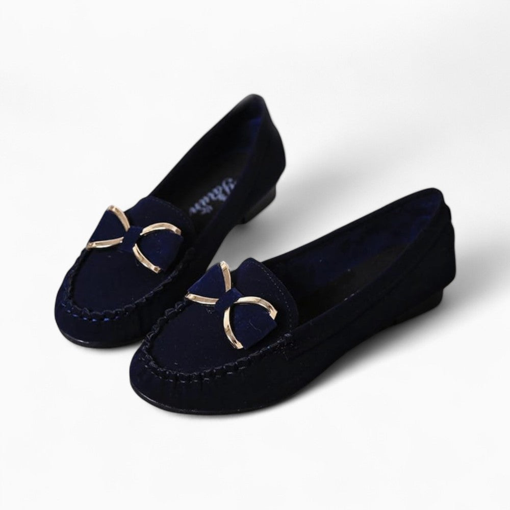 Mocassins en daim doux pour femme