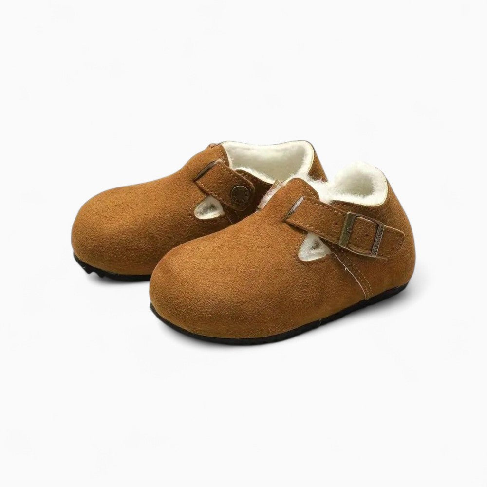 Mocassins En Daim À Bride Pour Garçon