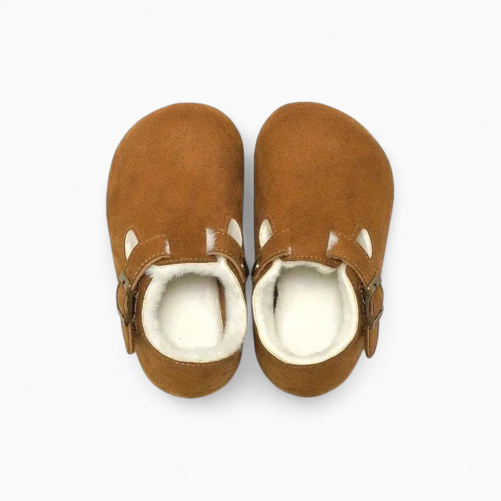 Mocassins En Daim À Bride Pour Garçon