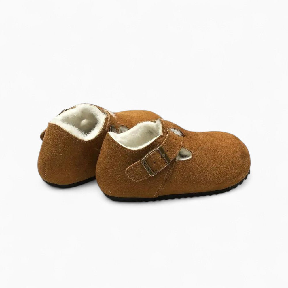 Mocassins En Daim À Bride Pour Garçon