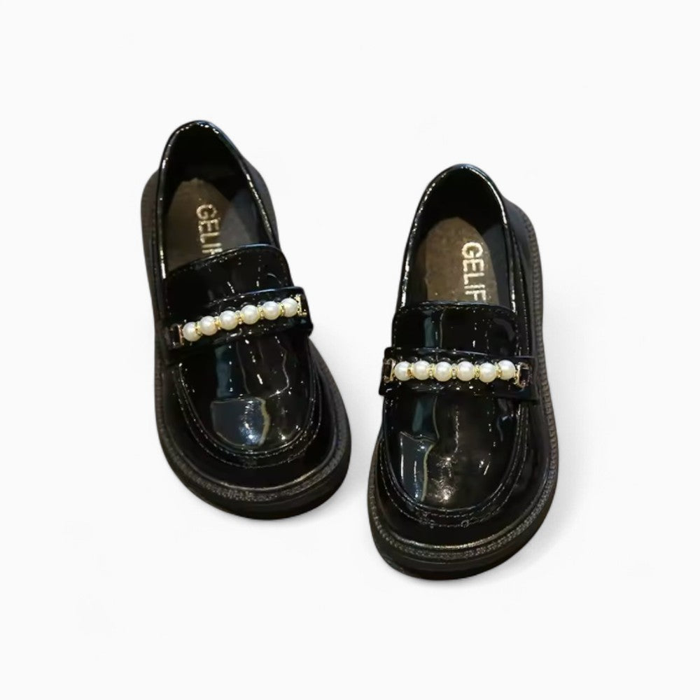 Mocassins En Cuir Et Perles Pour Filles