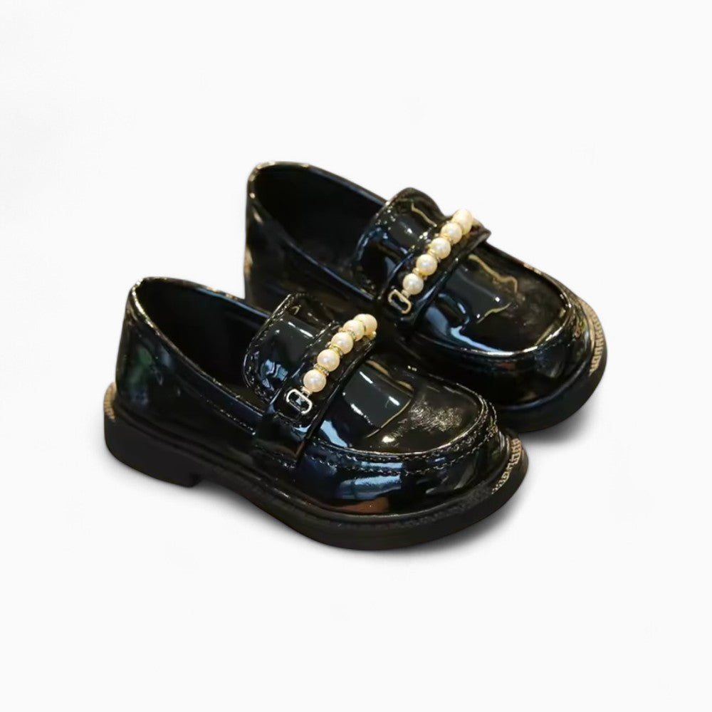 Mocassins En Cuir Et Perles Pour Filles