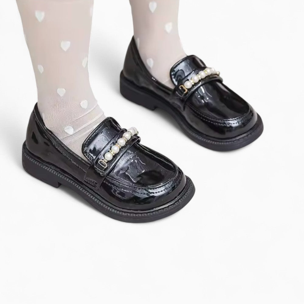 Mocassins En Cuir Et Perles Pour Filles