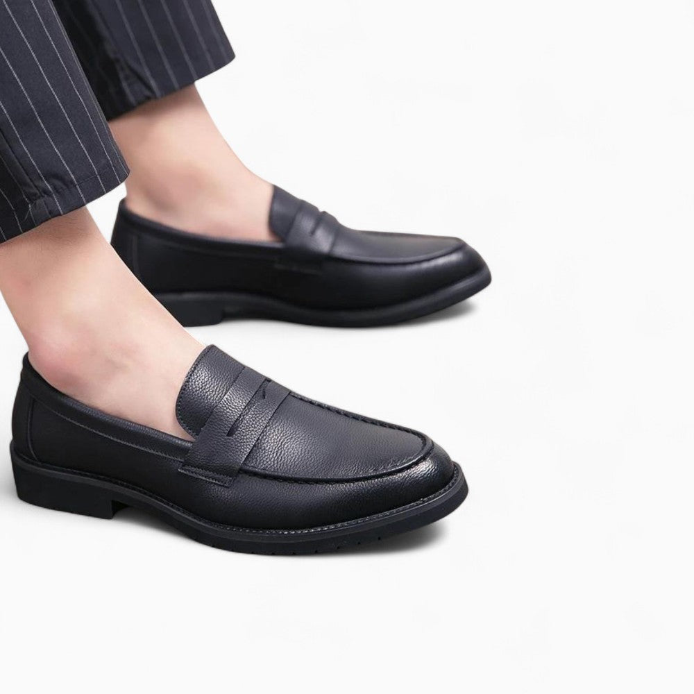 Mocassins En Cuir Formels Pour Hommes