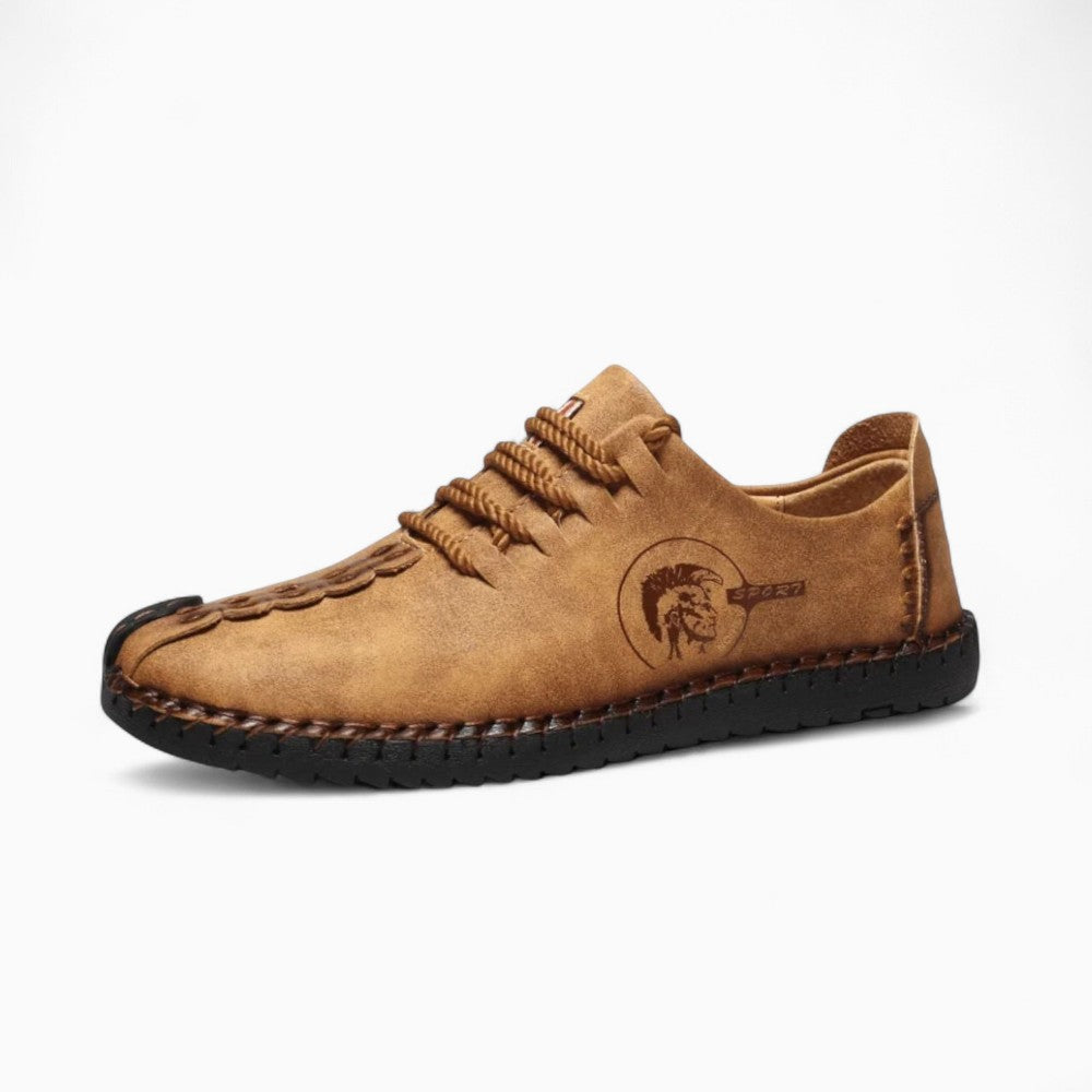 Mocassins En Cuir Synthétique Pour Homme Avec Semelle Orthopédique