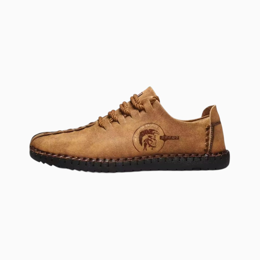 Mocassins En Cuir Synthétique Pour Homme Avec Semelle Orthopédique
