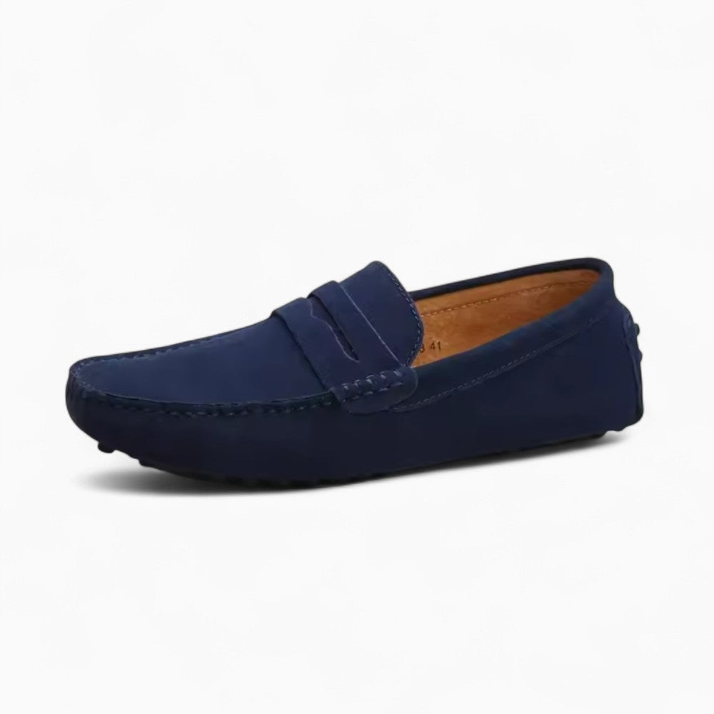 Mocassins Souples En Daim Pour Hommes