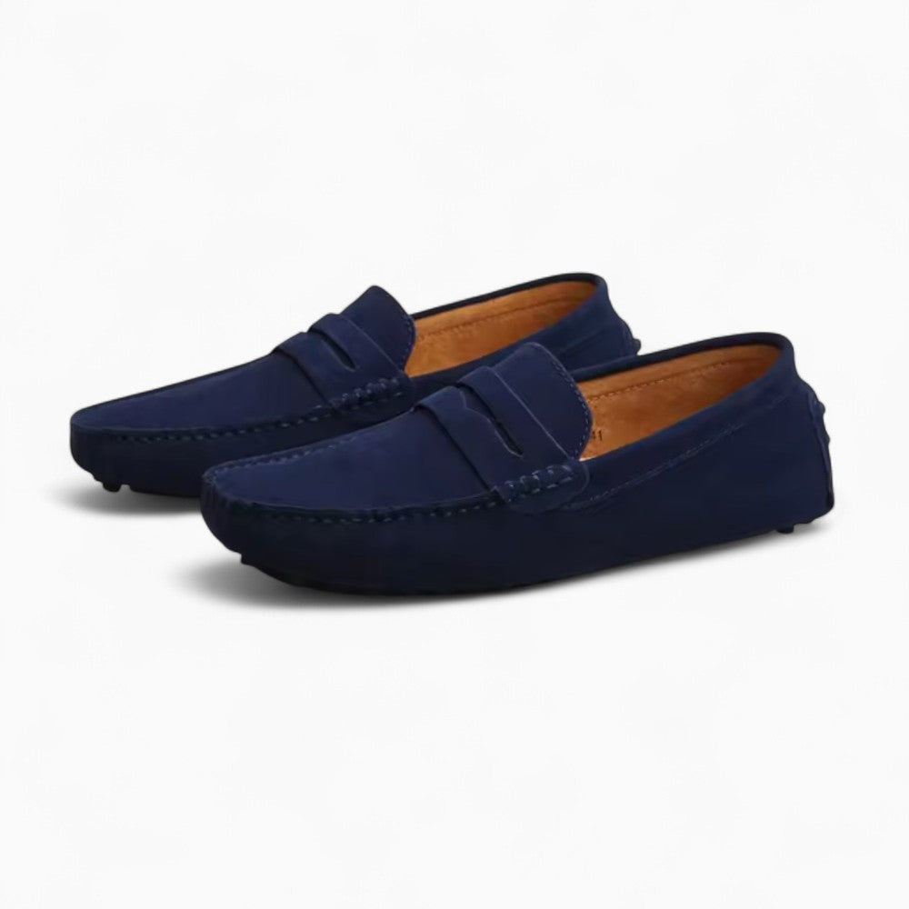 Mocassins Souples En Daim Pour Hommes
