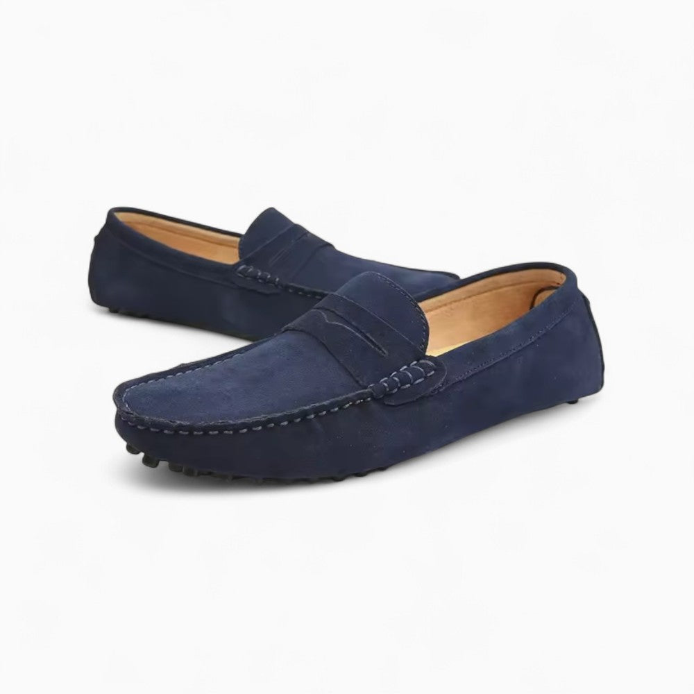 Mocassins Souples En Daim Pour Hommes