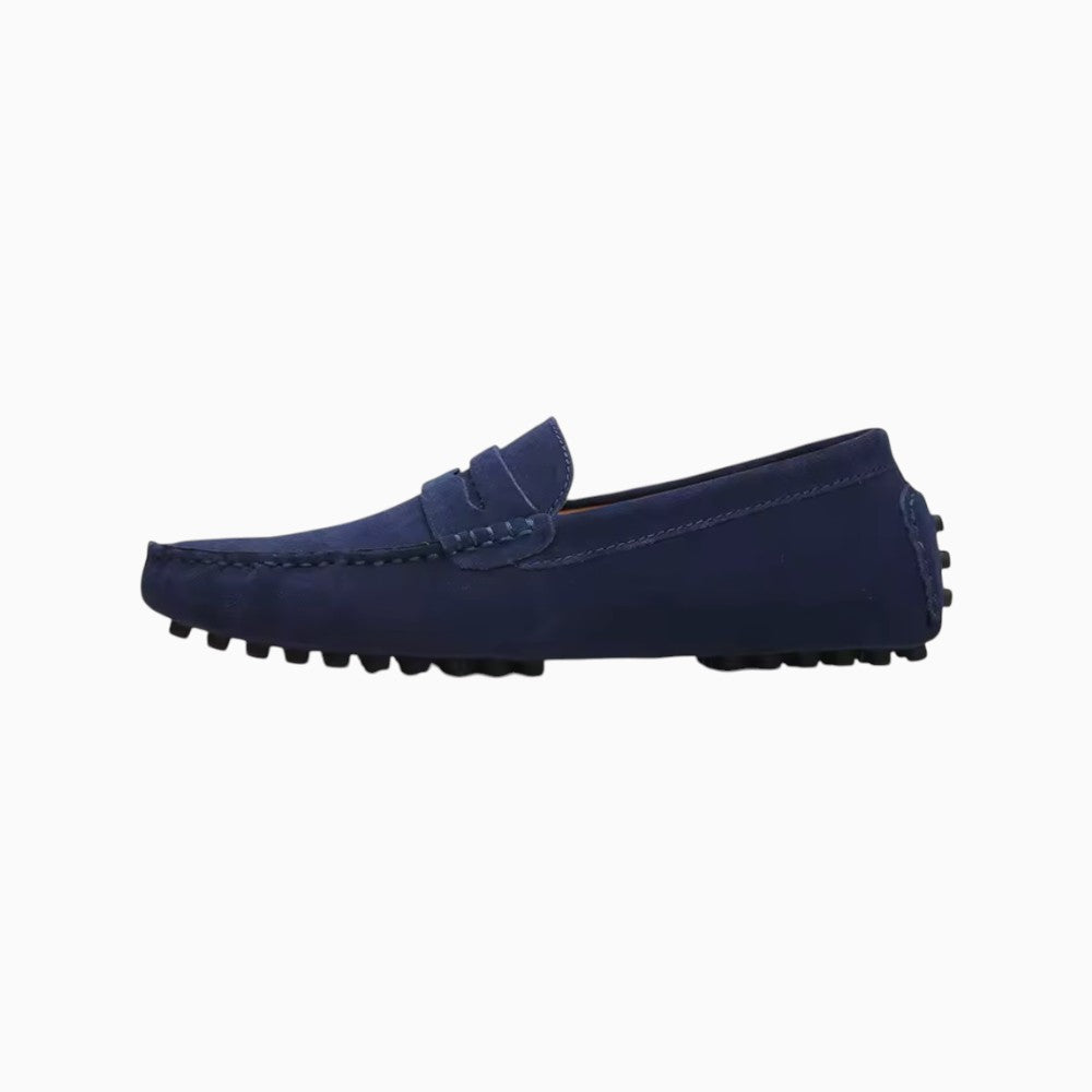 Mocassins Souples En Daim Pour Hommes