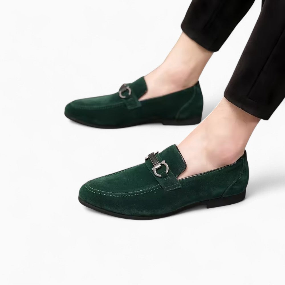Mocassins Effet Daim Classiques Pour Hommes