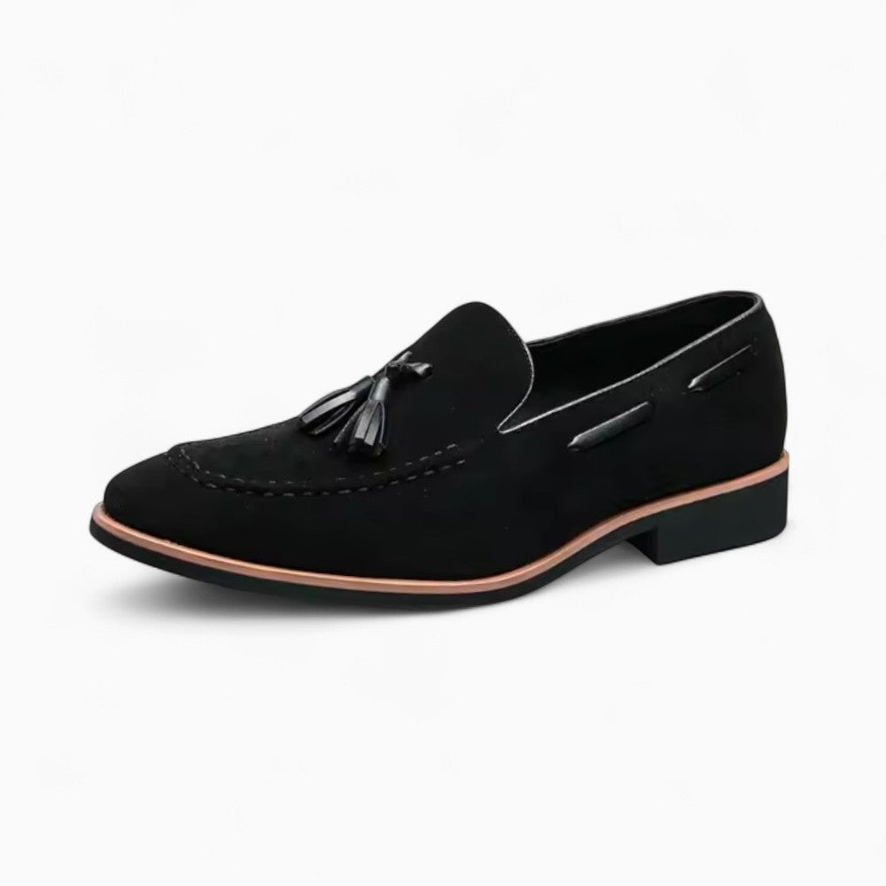 Mocassins Décontractés En Daim véritable À Glands Pour Homme