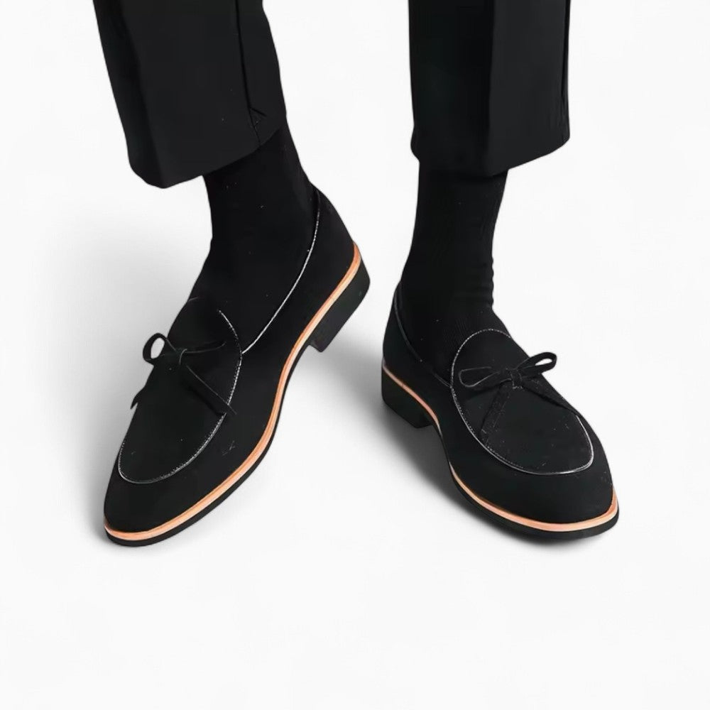 Mocassins Décontractés En Daim véritable À Glands Pour Homme