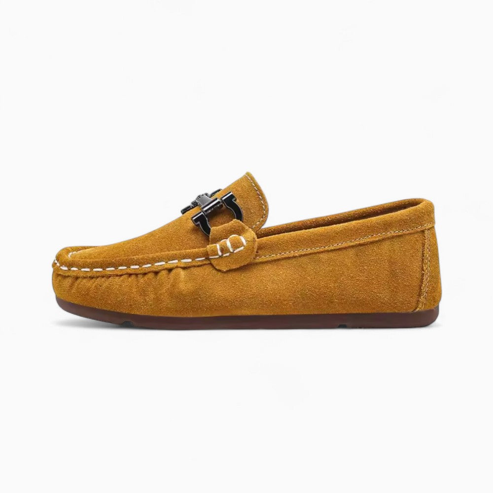Mocassins Décontractés En Daim Avec Mors Pour Garçons