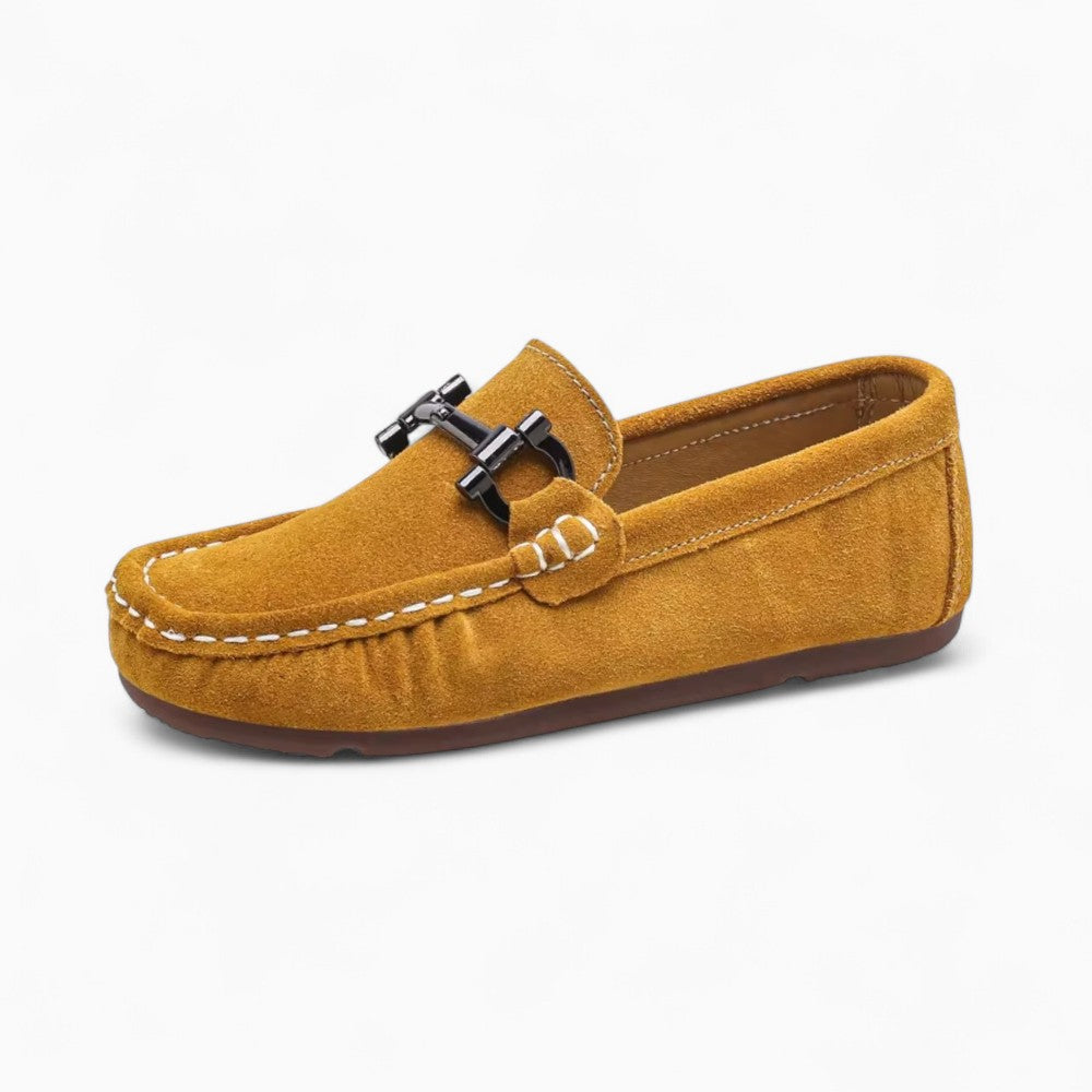 Mocassins Décontractés En Daim Avec Mors Pour Garçons