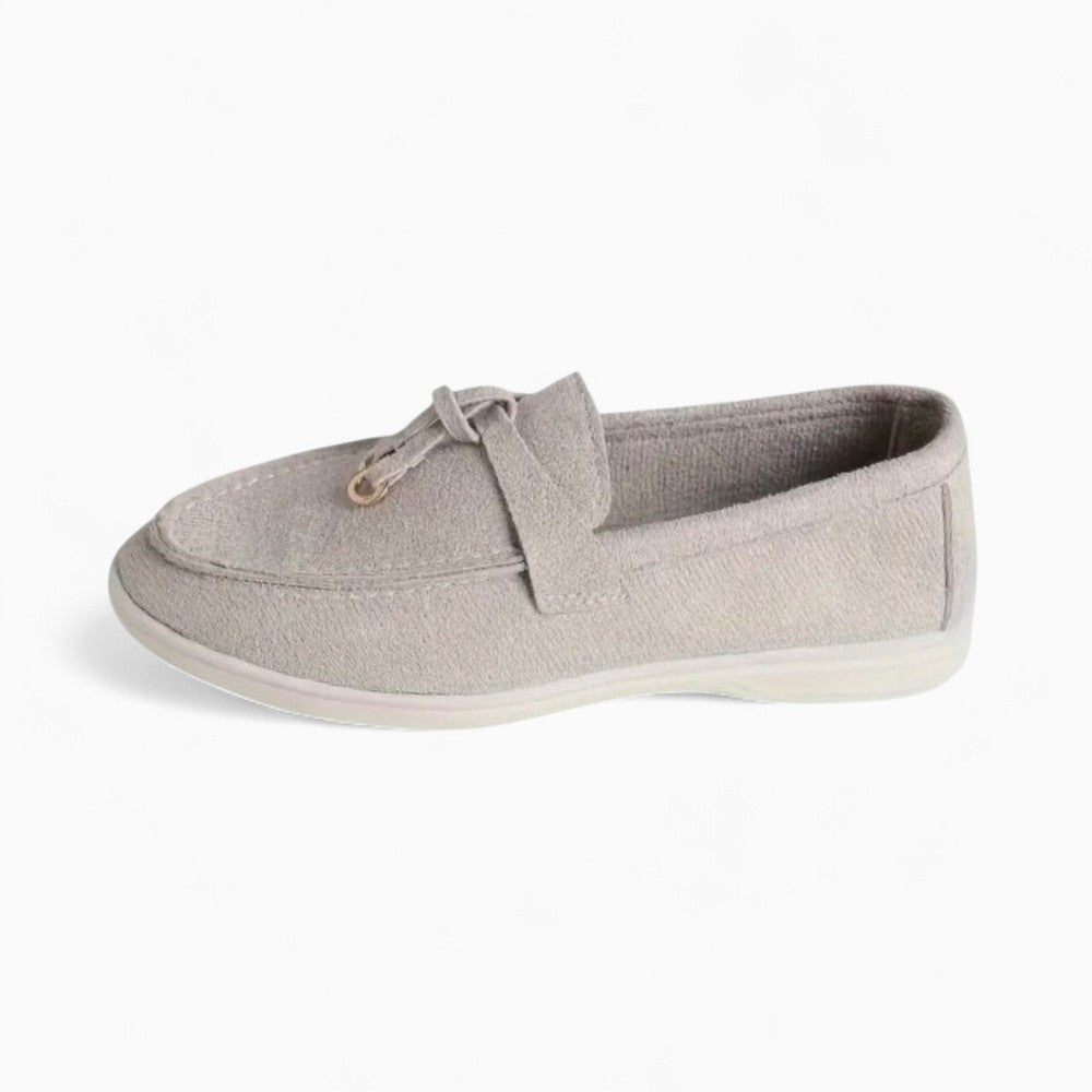 Mocassins D’été En Daim Synthétique Pour Femmes