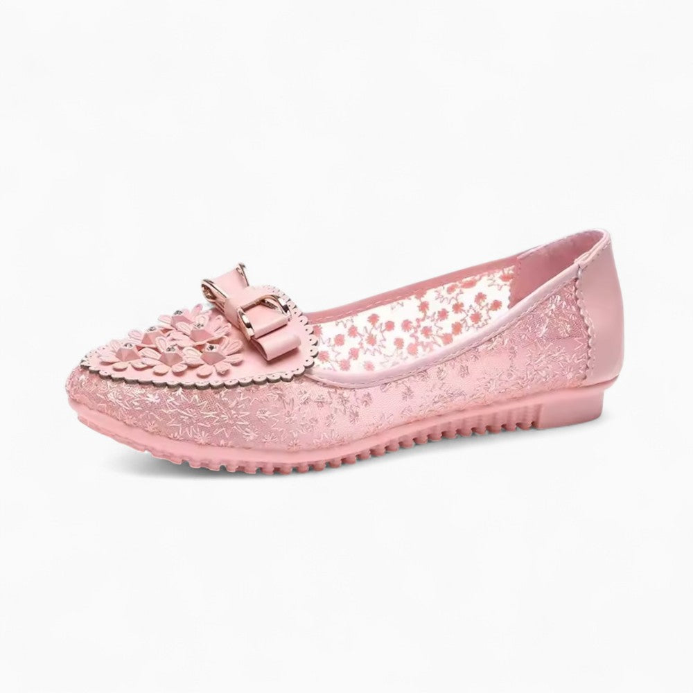 Mocassins D’été Avec Fleurs Brodées Pour Femme