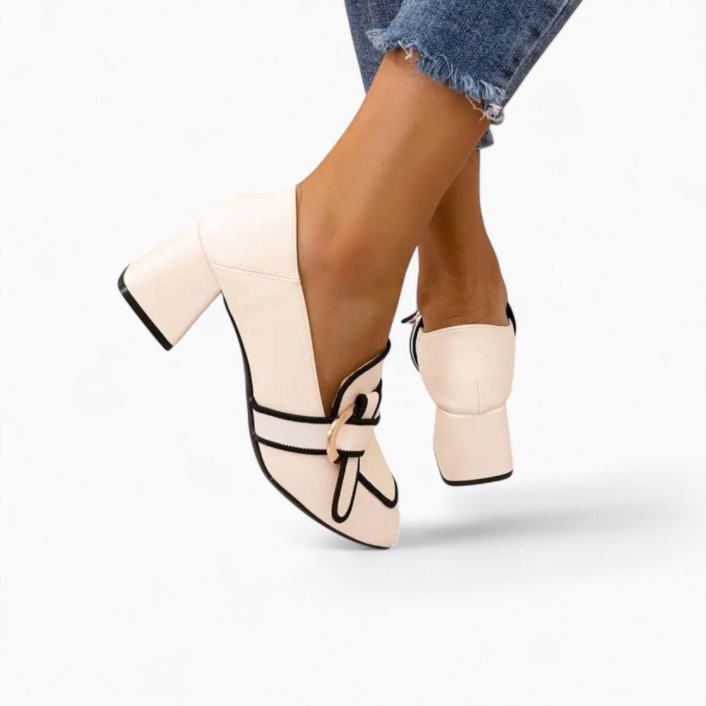 Mocassins D’été À Talons Pour Femmes