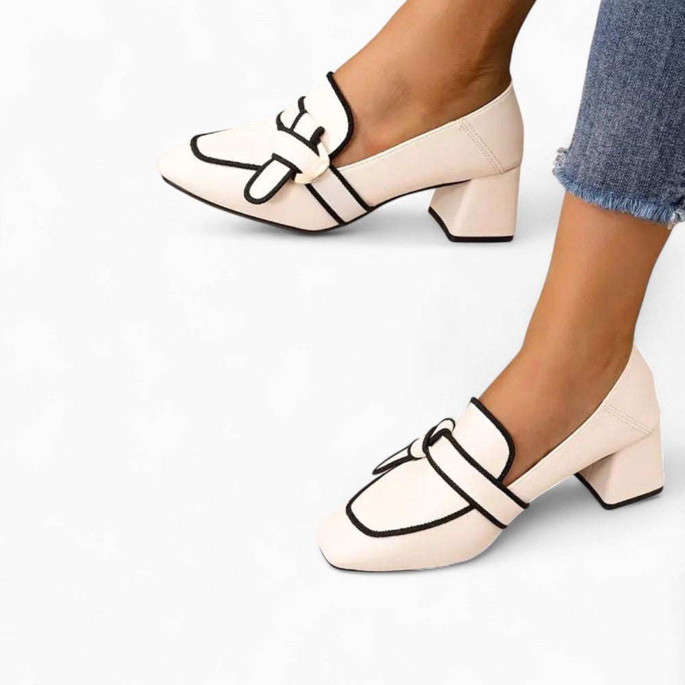 Mocassins D’été À Talons Pour Femmes