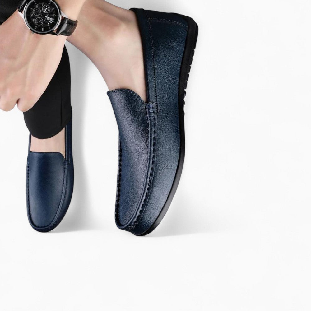 Mocassins Confortables Et Respirants En Cuir Pour Homme