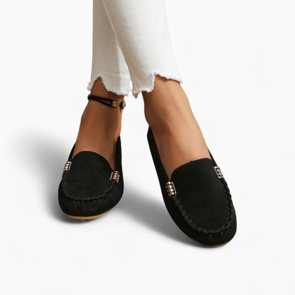 Mocassins Confortables À Crampons Pour Femme