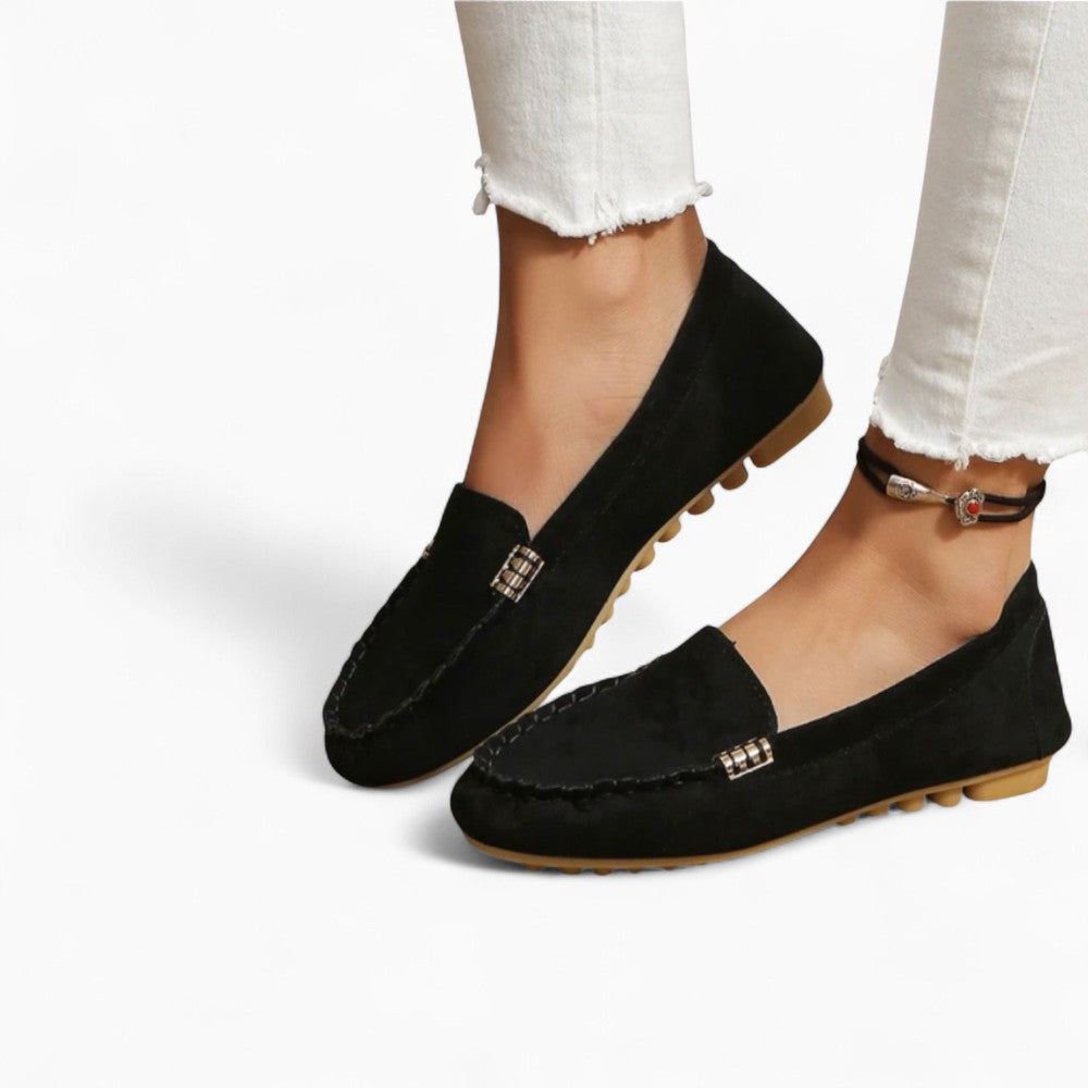 Mocassins Confortables À Crampons Pour Femme