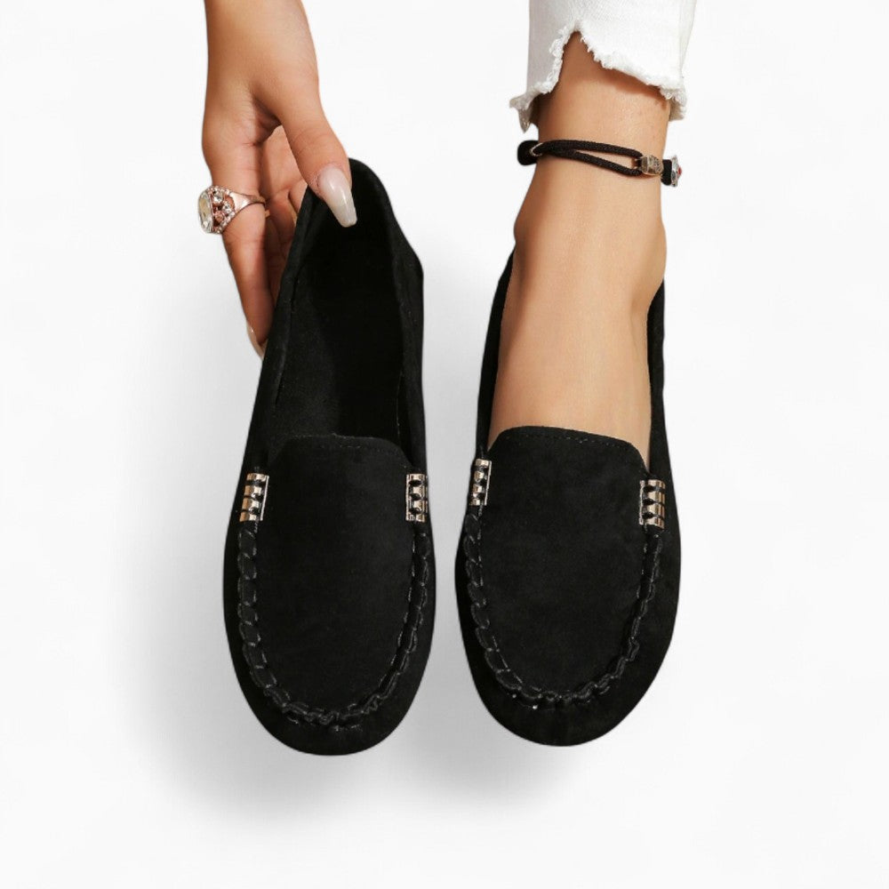 Mocassins Confortables À Crampons Pour Femme