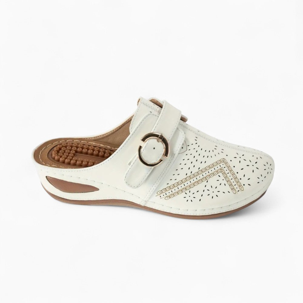 Mocassins Compensés Et Éléments Décoratifs Pour Femme