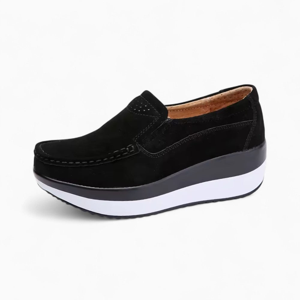 Mocassins Orthopédiques À Semelle Compensée Pour Femme