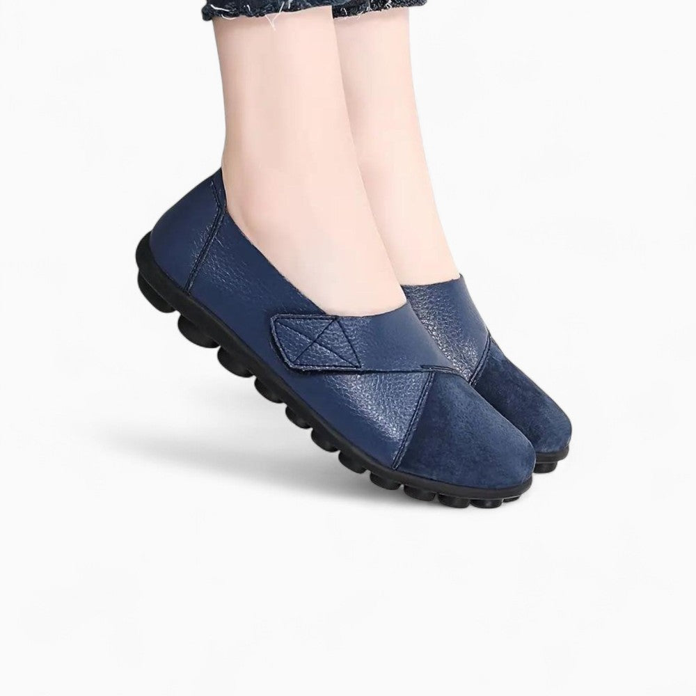 Mocassins Orthopédiques À Scratch Pour Femme