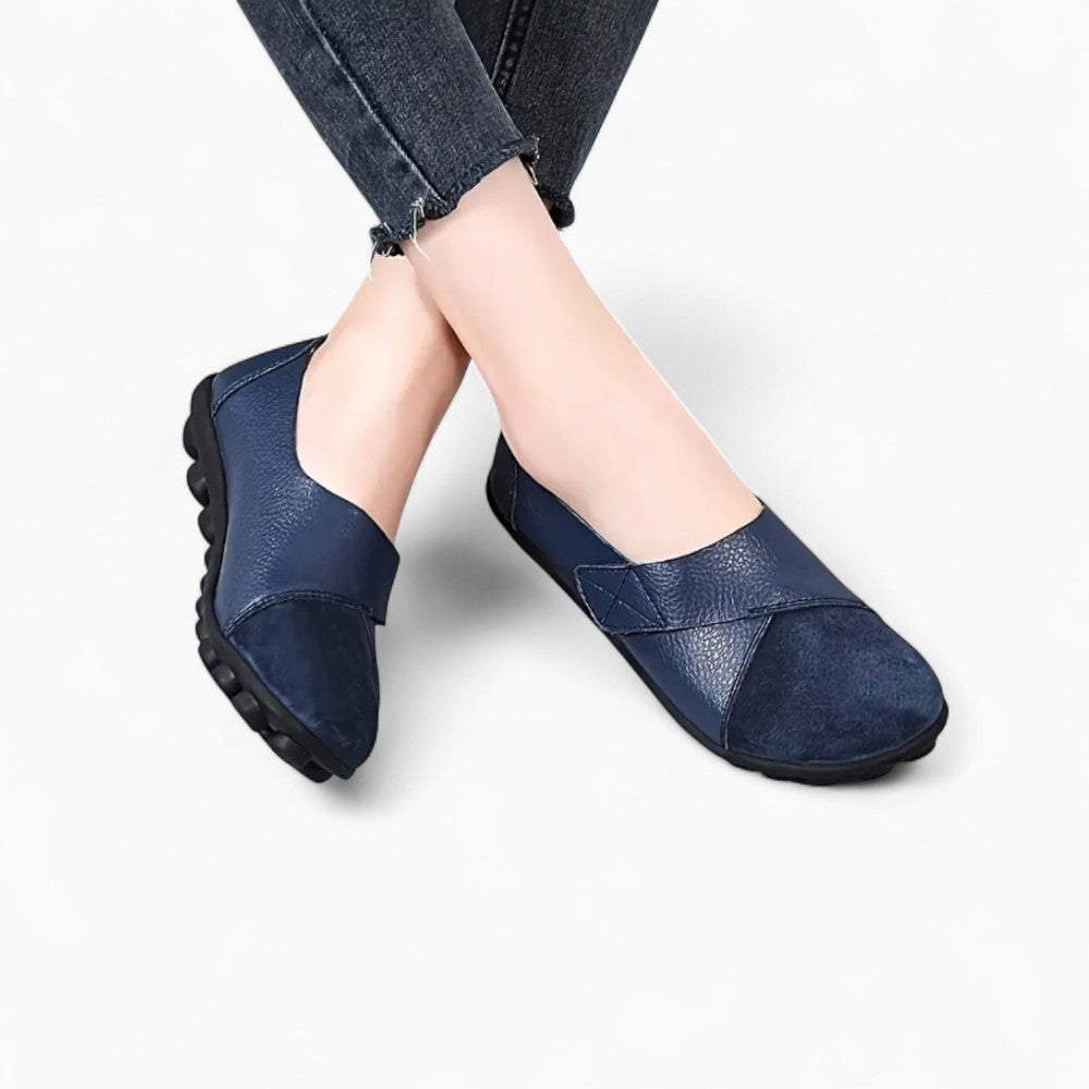 Mocassins Orthopédiques À Scratch Pour Femme