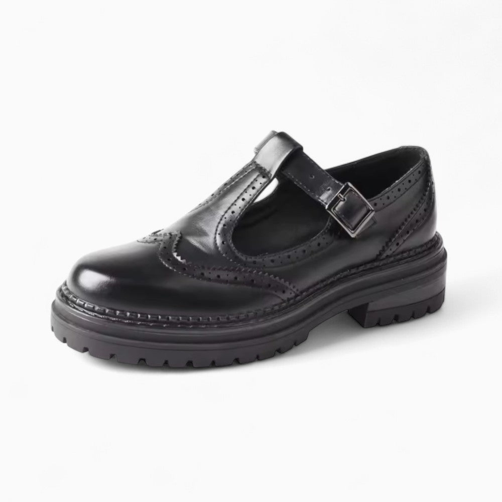 Mocassins Orthopédiques À Bride Et Semelle Épaisse