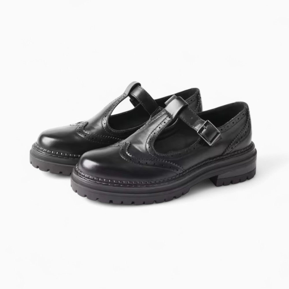 Mocassins Orthopédiques À Bride Et Semelle Épaisse