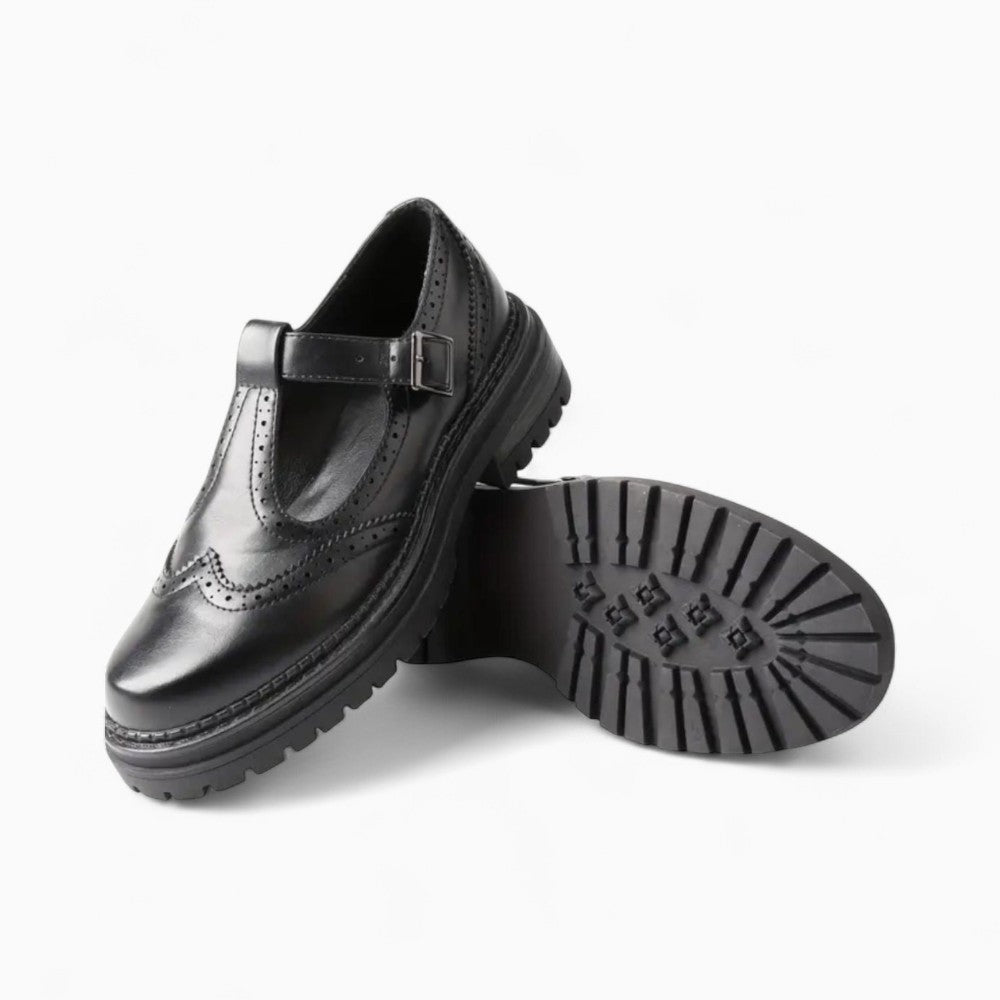 Mocassins Orthopédiques À Bride Et Semelle Épaisse