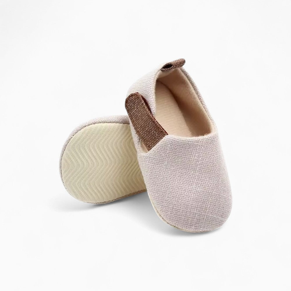 Mocassins Bateau Avec Fermeture Velcro Pour Bébé