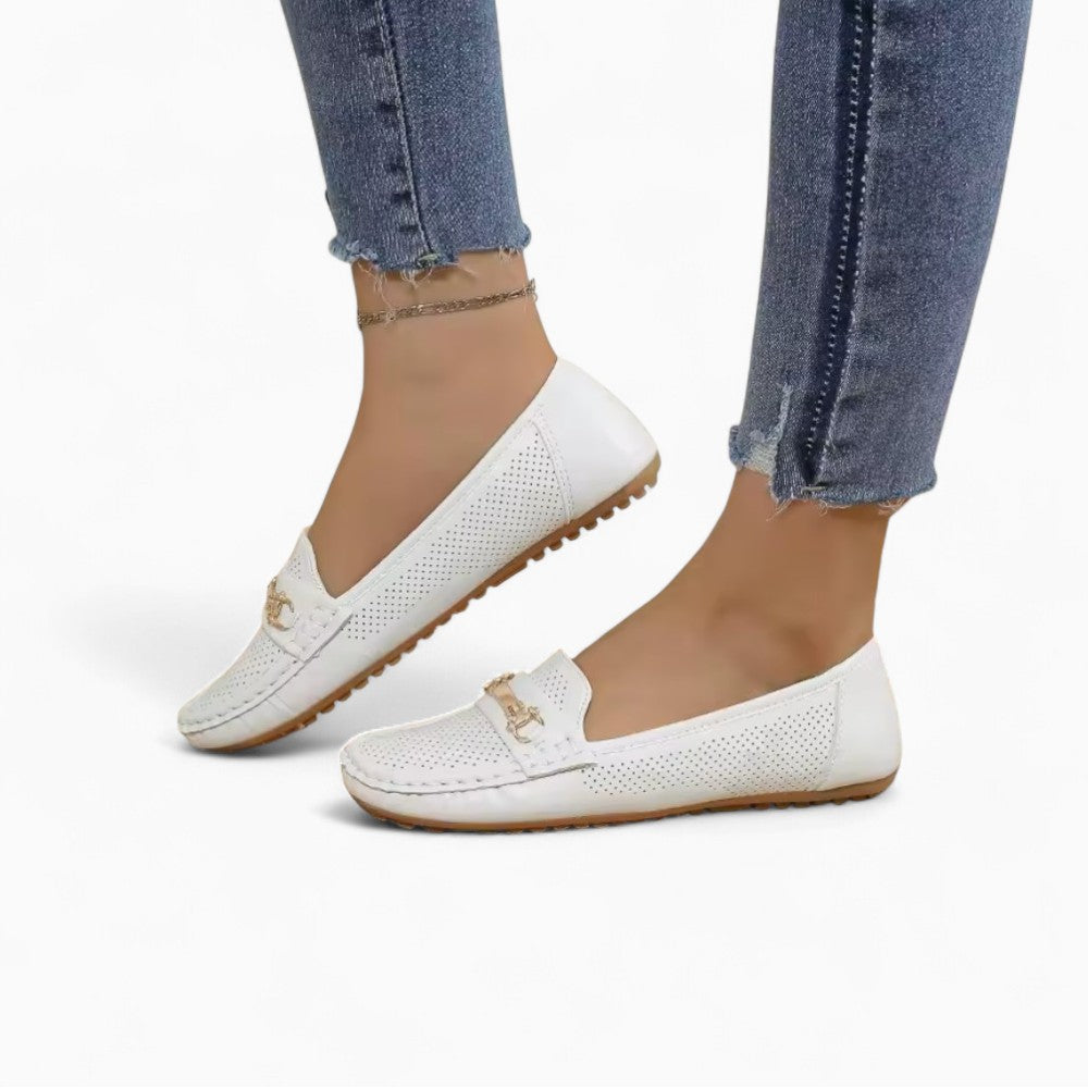 Mocassins Ajourés À Semelles Souples Pour Femmes