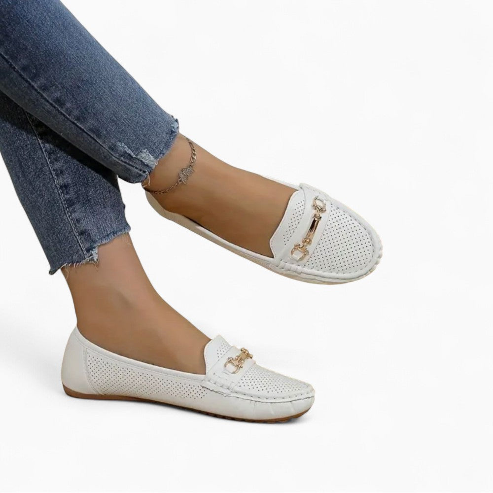 Mocassins Ajourés À Semelles Souples Pour Femmes