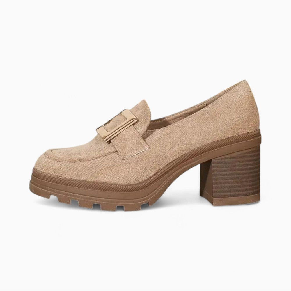 Mocassins À Talons Hauts Pour Femmes