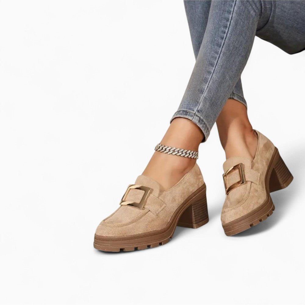 Mocassins À Talons Hauts Pour Femmes