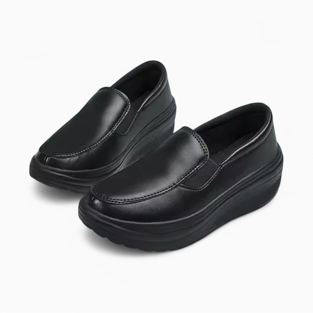 Mocassins À Talons Compensés Pour Femme